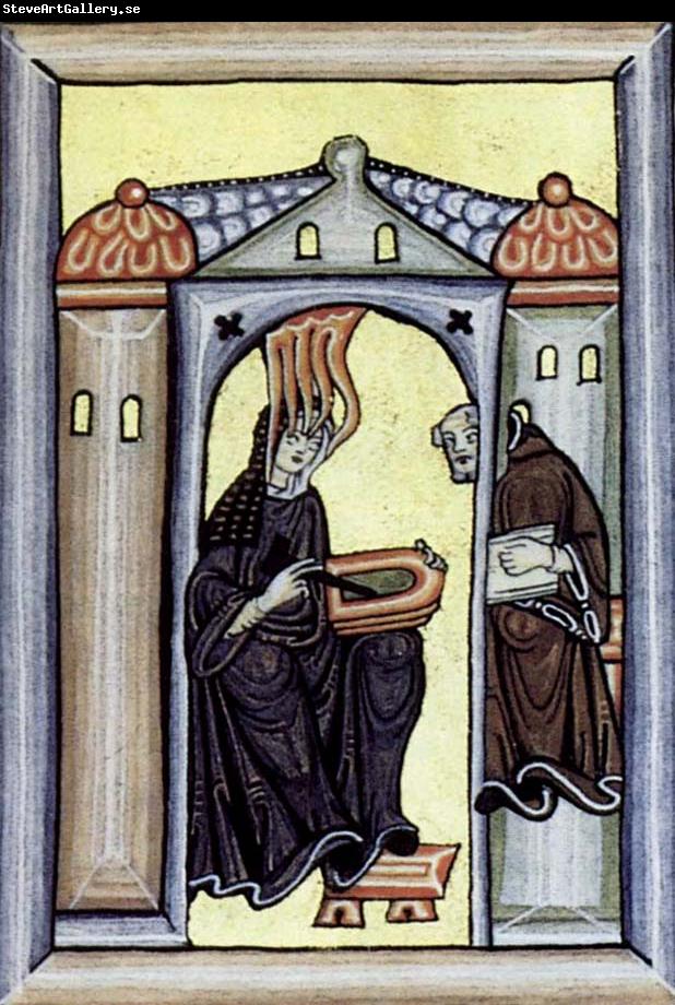 unknow artist Hildegard of Bingen illusion